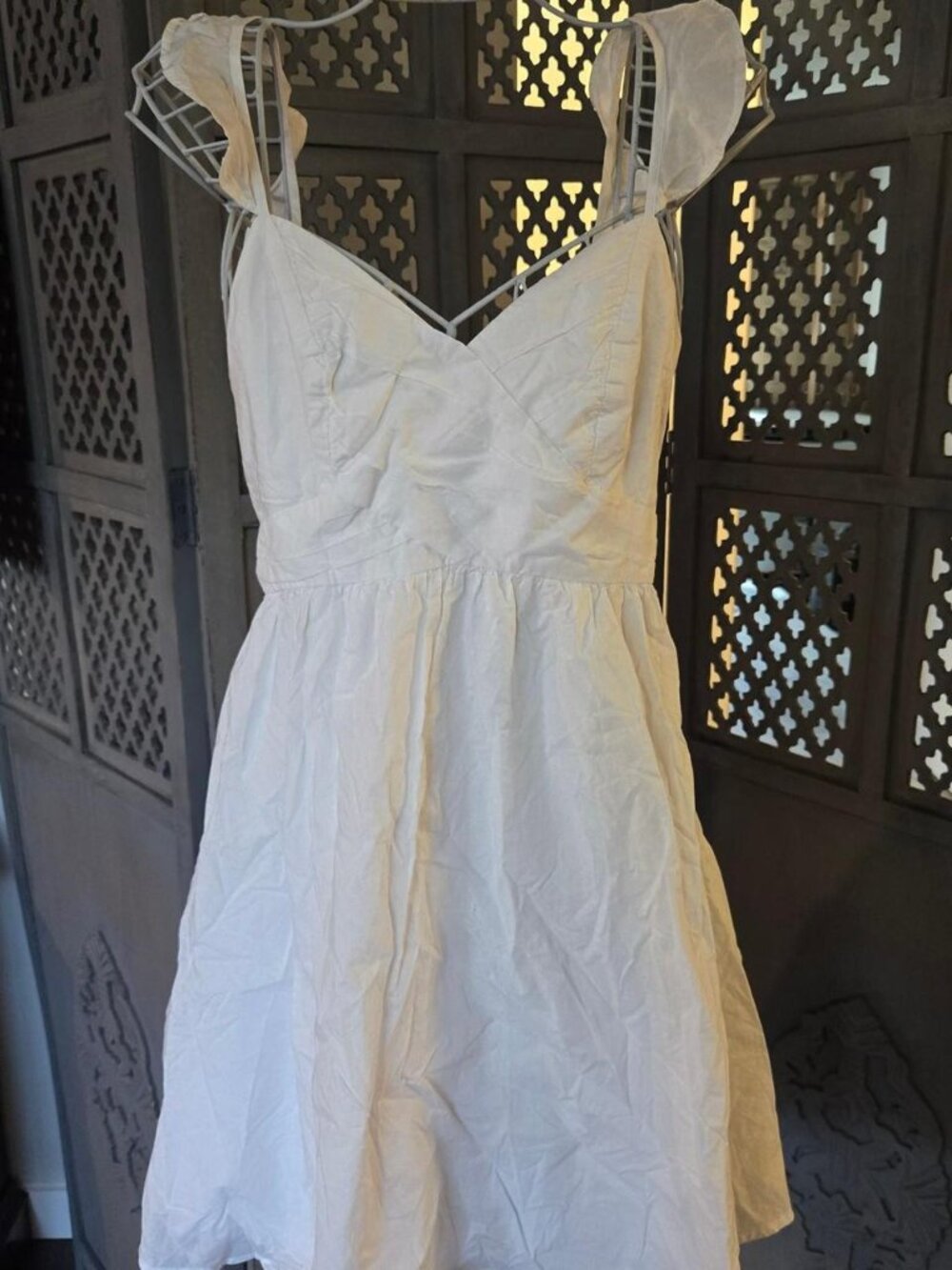 Express White baby doll dress